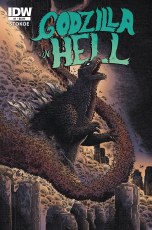 Gozilla 70th Anniv Foil Classic Godzilla In Hell #1