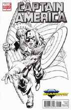 Captain America #1 Diamond Select Black & White Var