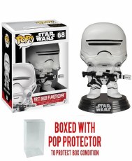 Pop Star Wars E7 First Order Flametrooper  Vinyl Figure (w/ Protector)