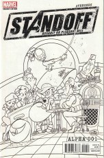 Avengers Standoff Alpha #1 Party Sketch Var Aso