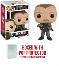 Pop Suicide Squad Rick Flag Vinyl Figure