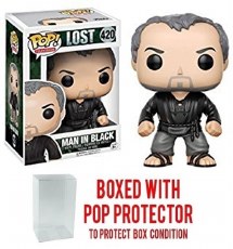 Pop Lost Man in Black Vinyl Figure w/ Pop Protector