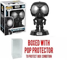 Pop Star Wars Rogue One Death Star Droid Bk Vinyl Fig (w/ Protector)