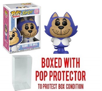 Pop Hanna Barbera Benny the Ball Vinyl Figure w/ Pop Protector
