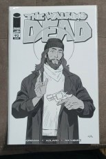 Walking Dead #92 15th Anniversary Walker B&W Var