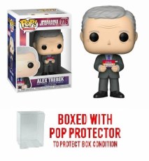 Pop Tv Jeopardy Alex Trebek Vinyl Fig w/ Pop Protector