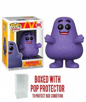 Pop Ad Icons Mcdonalds Grimace Vinyl Figure w/ Pop Protector