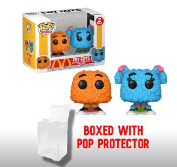 Pop Ad Icons Mcdonald Fry Guy Orange and Blue 2 pack