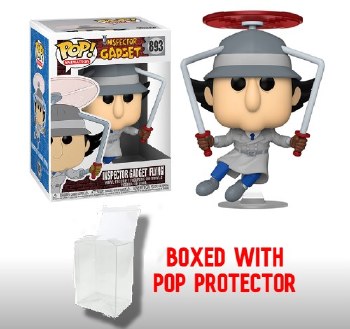 Pop Animation Inspector Gadget Flying Vinyl Figure