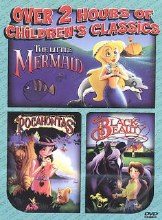 The Little Mermaid/Pocahontas/Black Beauty DVD