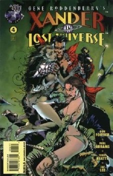 Xander in Lost Universe #4 with Free comic