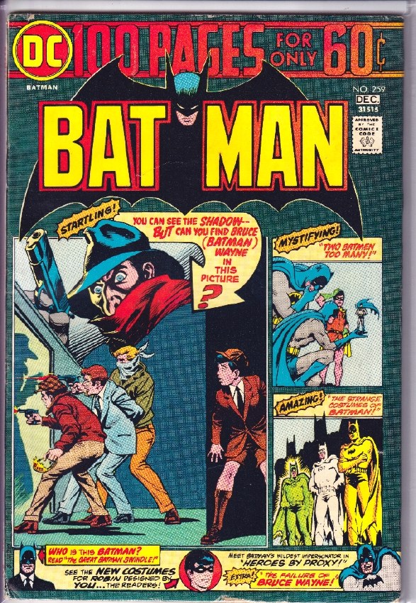 BATMAN (1940) #259 FN - Hill City Comics & Cards