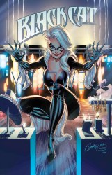 BLACK CAT BY J SCOTT CAMPBELL POSTER