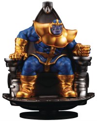 MARVEL THANOS ON SPACE THRONE FINE ART STATUE   (C: 1-1-