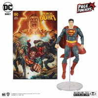 DC DIRECT SUPERMAN 7IN AF WITH BLACK ADAM COMIC BOOK