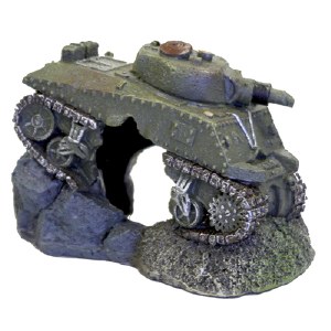 Army Tank With Cave