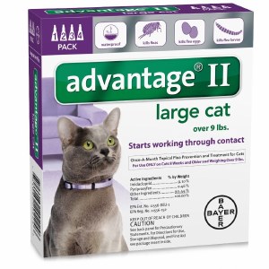 Advantage II Large Cat 4 Pack