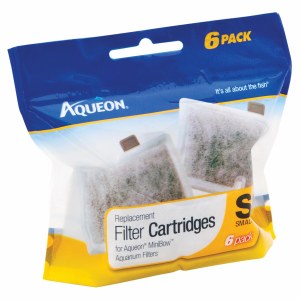 Aqueon mini bow filter 6 pack