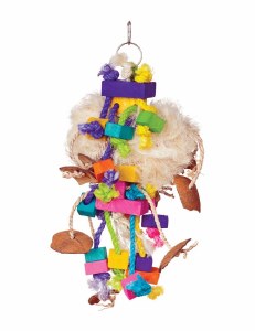 BIRD TOY TOUGH PUFF LG