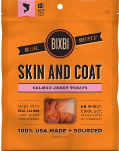 Bixbi Jerky Salmon Skin 10oz