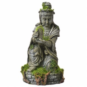 Buddha Statue with Moss