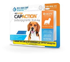 Capaction Sm Dog 2-25# 6 tabs