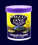 OMEGA CICHLID FLAKES 1 OZ
