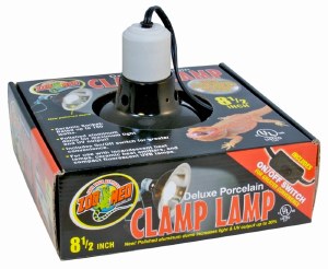 Clamp Lamp 8.5&quot; Dlx Blk