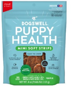Dogswell Pup Lamb Strips 4oz