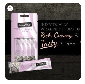 Fussie Cat Puree Treat Tuna