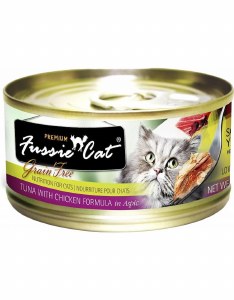 Fussie Cat Tuna Chicken Can