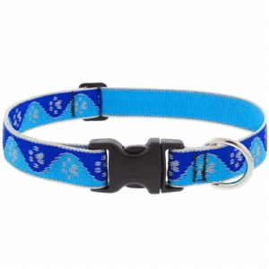 HL 1/2&quot; Blue Paws 8-12 Collar