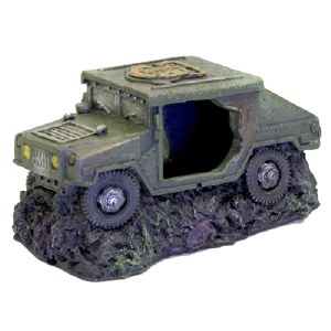 Humvee With Cave Ornament