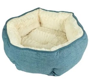 Jake Hexagon Bed Blue 19x19x8"