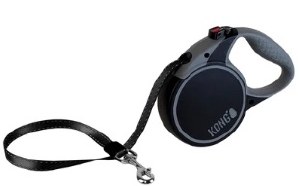 Kong Retract Lead Blk Small
