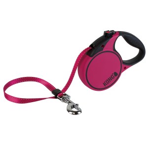 Kong Retract Lead Pink Small