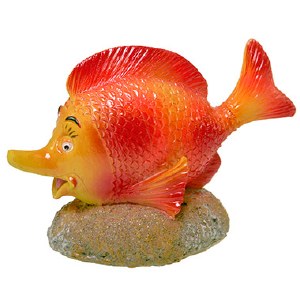 Long Nose Happy Fish Ornament