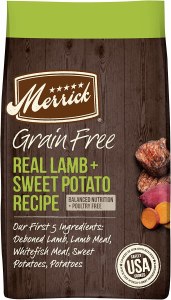 Merrick GF Lamb &amp; Sw Pot 22#