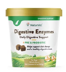 Naturvet Digest Enz Chews 70ct