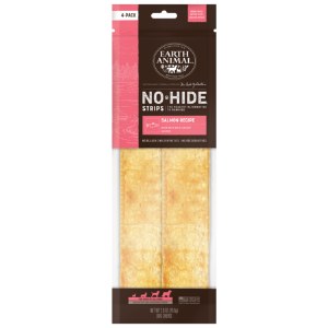 No Hide Strips Salmon 4pk
