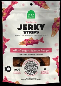 Open Farm Jerky Strips Salmon