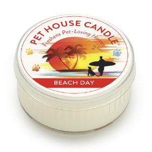 Pet House Beach Day Mini Candl