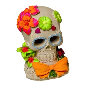 Sugar Skull Flower Ornament