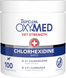 Tropiclean Oxymed Wipes Chlhex