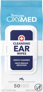Tropiclean Oxymed Wipes Ear