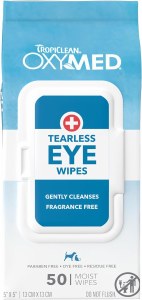 Tropiclean Oxymed Wipes Eye