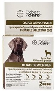 Bayer Quad Dewormer Lg Dog