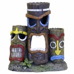 3 Tiki Head Statue