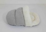 Arlee Slipper Bed Sherpa Grey