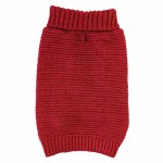 Chenille Sweater Red Lg